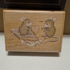 House Mouse Designs- Chocolate Heart 02 Rubber Stamp